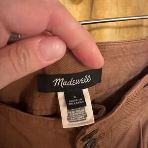 Madewell Brown Trouser Pants